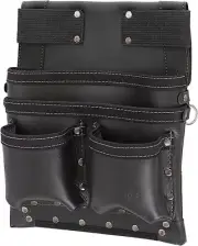 TAJIMA Waist Tool Bag 3 pockets easy Removal SFKBK-KG3L2H Twin Hooks L size