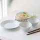 Just Home日本製線沐陶瓷碗盤6件餐具組-飯碗+盤+筷