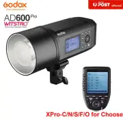 Godox AD600Pro 600Ws TTL Outdoor Studio Flash + XPRO-C/N/S/F/O Trigger