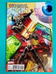 ORIGINAL SIN # 1 Comic ~ VARIANT C ~ ART ADAMS ~ INTERLOCKING BATTLE COVER ~2014