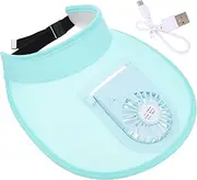[DEARMAMY] Fan Cap Sun Protection Cap for Boys and Girls Summer Cooling Hat for Outdoor Use