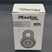 Combination Master Lock - Black Guard w/t Black Face - New in Box