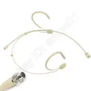 Cardioid Headset Microphone for MiPro Wireless mini 4Pin Lock Detachable plug