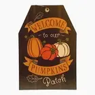 Welcome to our Pumpkin Patch Hanging Decor 9x13 in