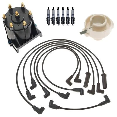 ACDelco Ignition Kit Distributor Rotor Cap Wire Spark Plugs for Sonoma 4.3L 1991
