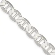 22 Inch Sterling Silver 9.95mm Flat Anchor Chain