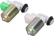 Windshield Washer Pump, 2Pcs WWPNS1GD 2 Universal Windshield Washer Motor Pump for Car Van Bus Truck, Replacement for GQ Y60, Maverick DA Y60, Windscreen Washer Pump
