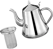 Strainer Teapot Long Spout Coffee Kettle Coffee Bar Accessories Tea Pots Coffee Brewing Kettle Coffee Pot Long Spout Water Pot Goose Necked Kettle Coffee Pouring Kettle Tea Kettle