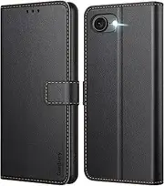 Ganbary iPhone SE 2025/SE4 Premium Leather Flip Case with Card Slots, Magnetic Closure, Stand Function