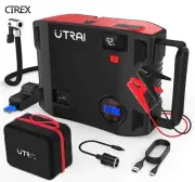 2000A 24000mAh Jump Starter Power Bank Air Compressor Flashlight Utrai Jstar 5
