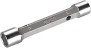 [Alyco] 191415 Pipe Socket Spanner Hexagonal Forged Openings UNE 16586 Satin Chrome Plated Cr-V 10 x 11 mm
