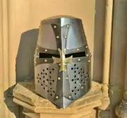Medieval Helmet Collectible Knight Templar Helmet Crusader Costume Armor Gift
