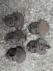 5 Vtg Mayan Aztec Colombian Masks Terracotta Clay Wall Hanging Mexican Folk Art