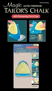 Magic Ultra Premium Tailor's Chalk Yellow W Sharpening Carry Case