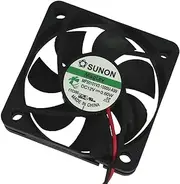 Sunon Axial Fan, 50x50x10mm, 12V DC, 0.6W, 18.7m³/h, 4800RPM, 26dB(A), Desktop, Laptop, Server