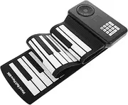 TOYANDONA Roll-up Piano Hand Rolled 88-key Electronic Keyboard Battery Power for Beginners and Musicians