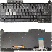Replacement Keyboards G513 US Version Backlit Laptop Keyboard for ASUS ROG Strix G15 G513Q G513QM G513QY GL543 0KBR0-4810US00 4812US00 4814US00 Replacement Keyboards