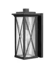 1-Light Black wall Light Outdoor Cross 13" H x 6" W Modern Updated Front Door 10