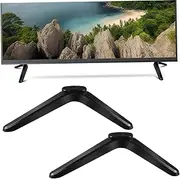 KOCKSHION 2Pcs Tv Stand Mount Bracket Tabletop Base Holder for Tvs Plastic Design with Non Slip Pad Easy Installation for Home Entertainment
