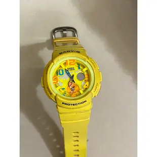 二手babyG手錶黃色 需自行更換電池