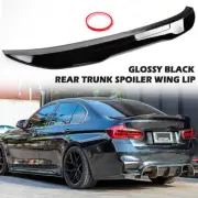 Set Gloss Black Rear Trunk Spoiler Wing Lip PSM Style For BMW F30 F80 335i/328i (for: BMW)
