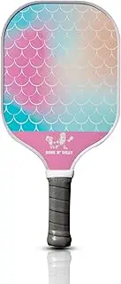 Dink N' Dilly Pickleball Paddle USAPA Approved Lightweight with Cushion Grip, Ideal for All Skill Levels, Premium Quality Paddle and Balls for Competitive Play