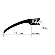JAGUAR TOP LEAF SEAL 1.5MM-2.5MM SOLD PER METRE 060.174