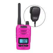 DTX650SPNK IP67 5 Watt Handheld UHF CB Radio + BONUS Speaker Microphone (Pink)