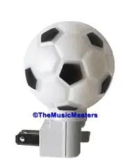 Soccer Ball Night Light Sports Wall Outlet Plug-In Nightlight with On/Off Switch