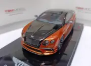 TSM 1/43 Resin car model Bentley Continental Supersport 2017 metal orange