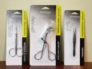 Diamond Cosmetics Pro Quality Cuticle Scissors, Eyelash Curler, Tweezer - New!