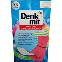 在飛比找蝦皮購物優惠-德國 Denkmit 衣物防染色紙 吸色片 洗衣紙 防染片 