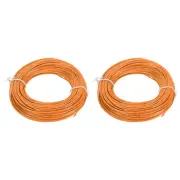 24AWG Gauge Stranded Hook-Up Wire PVC Tinned Copper Wire 30m/100ft Orange