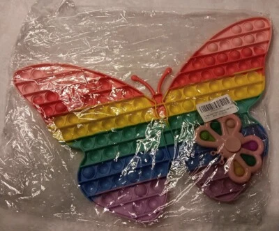 15.7 Inch Jumbo Push N Pop Butterfly 2 Pack