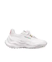 round-head sneakers UK12 white