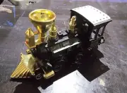 Power Steam Engine Classic Loco Train Black/Gold - Many Vehicles Available