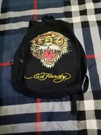 在飛比找Yahoo!奇摩拍賣優惠-【Ed Hardy】36x25x11 cm老虎頭後背包圖4有