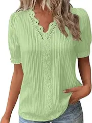 [Generic] Womens T Shirts Baggy Summer T Shirts Outdoor Casual Workout Basic Tee, Gn1, Small