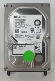 Dell 8TB 3.5" HDD - 4Kn - 12Gb SAS - 7.2K - USED