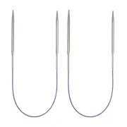 2pcs 15.75" Circular Knitting Needles US 7/4.5mm Needles 4.13"