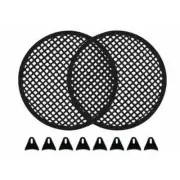 2 Absolute DJS60 Grill 6" Universal Speaker Subwoofer Grill Mesh Cover with Clip