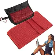 Cooling Towel - Absorbing Sweat Towels for Gym,with Mesh Bag, Portable Home Gym Accessories for Men Women Neck Face