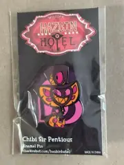 Hazbin Hotel Official Chibi Sir Pentious Pin New Sealed Discontinued.