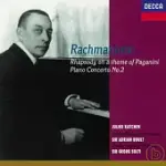 RACHMANINOV: RHAPSONY ON A THEME OF PAGANINI/ PIANO CONCERTO NO.2