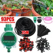 Drip Irrigation System Kit Automatic Garden Timer Self Watering Misting System