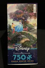 DISNEY THOMAS KINKADE CINDERELLA WISHES UPON A DREAM 750 PCS PUZZLE 24x18