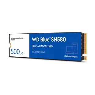 威騰 藍標 WD Blue SN580 NVMe SSD 500G 1T 2T Pcle M.2 2280 固態硬碟