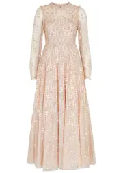 Needle & Thread Raindrop Sequin-embellished Tulle Gown - Pink - 8 (UK8 / S) 8 (UK8 / S)
