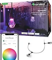 Nanoleaf Smart Multicolour Outdoor String Lights Smarter Kit (Matter Compatible) - 30 M