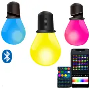 NNEOBA Bluetooth Colorful G40 LED Bulb String Lights